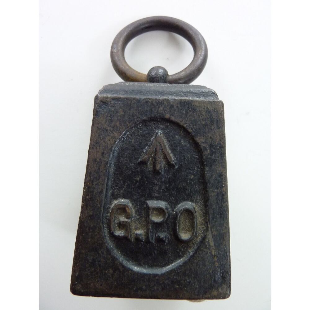 Vintage GPO 4lb Cast Iron Weight Libra The Balanced Zodiac Gift - Picture 5 of 6